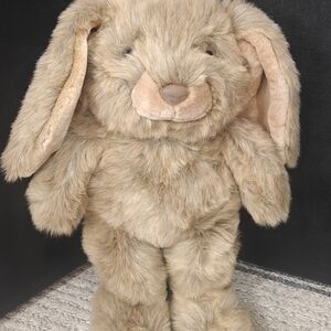 Cozy Tan Plush Bunny